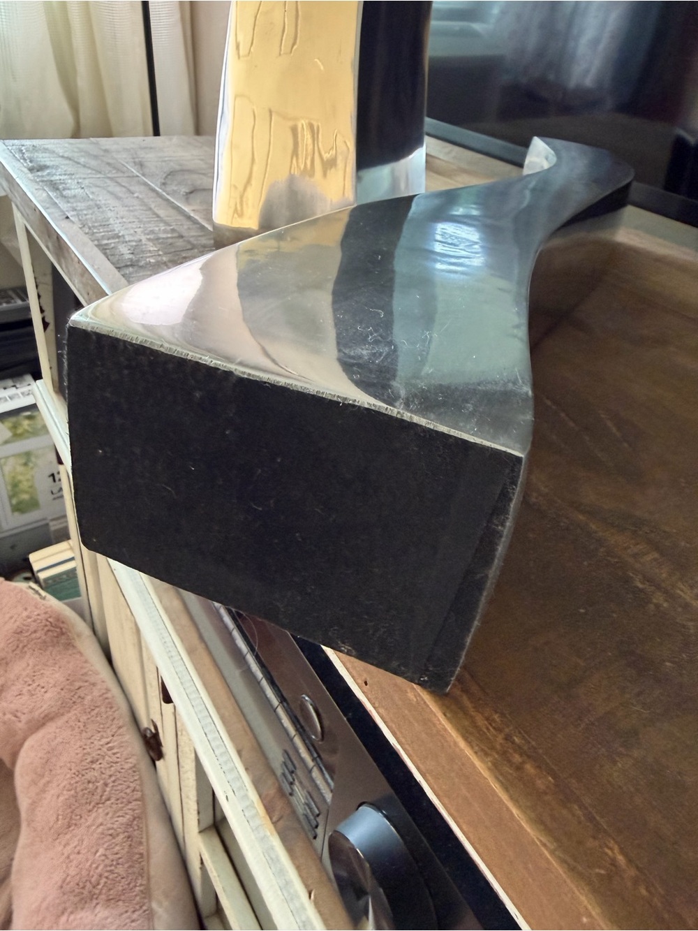 Modern Curved Heavy Aluminum Vase- must purchase separately - Picture 10 of 10